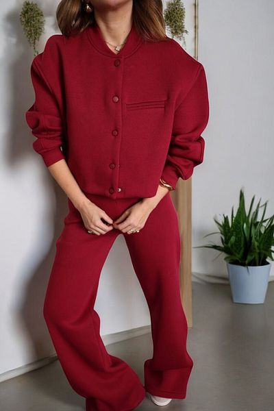 Flow MİSSEALE BUTTONED JACKET PANT SET