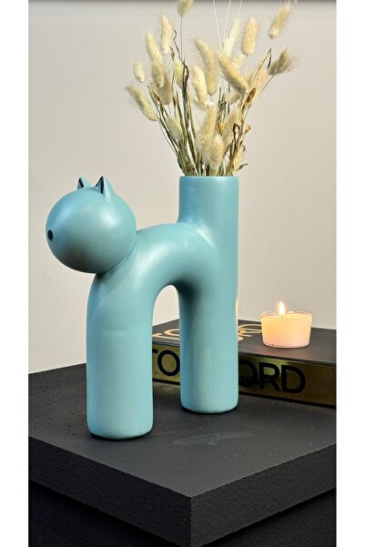 AstreHome Vasă din ceramică pisică - 23 Cm