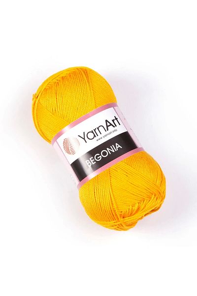 Yarnart Begonia - Mercerized Χέρι Πλεκτό Νήμα Ανοιχτό Πορτοκαλί-5307