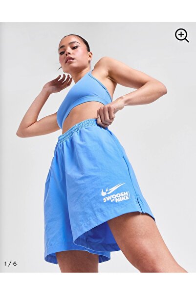 Nike NSW Woven Short Mavi Kadın Şort