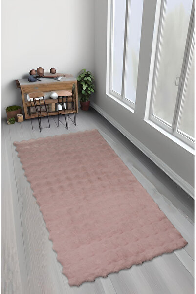 FeelHome Bubble Tavşan Tüyü, Kaymaz Süet Taban, Süper Soft, Ultra Lüks, Yıkan...