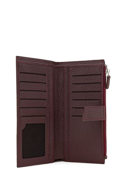 Bilik Deri Claret Red-Relax Unisex Wallet Bsh 3240