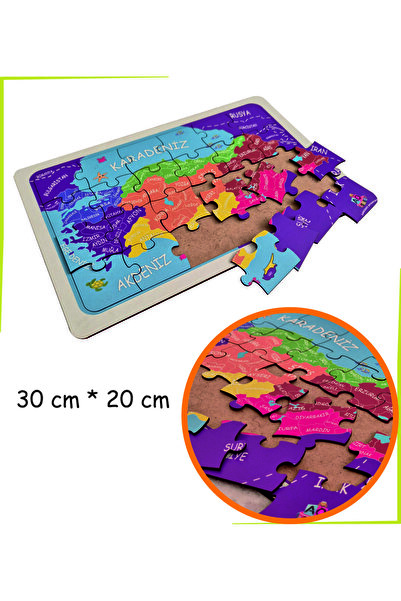 Ankebut Map of Turkey 24 Piece Puzzle