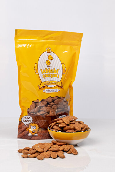 Leblebi Çarşısı Çiğ Badem - 400 gr - %100 Taze,yerli- Yeni Mahsul, A Kalite