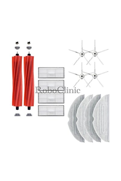 Roboclinic Perie, filtru, mop compatibile cu aspiratorul robot Roborock S7-S7...