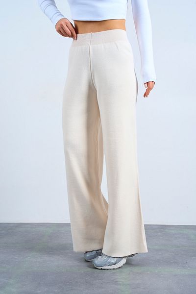 Lupies Women's High Waist Basic Knitwear Trousers