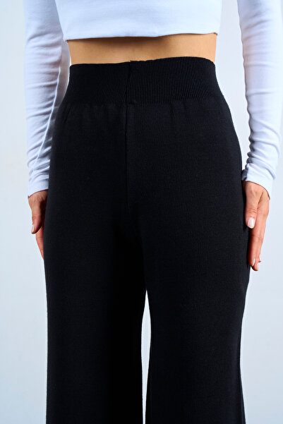 Lupies Kadın Yüksel Bel Basic Triko Pantolon