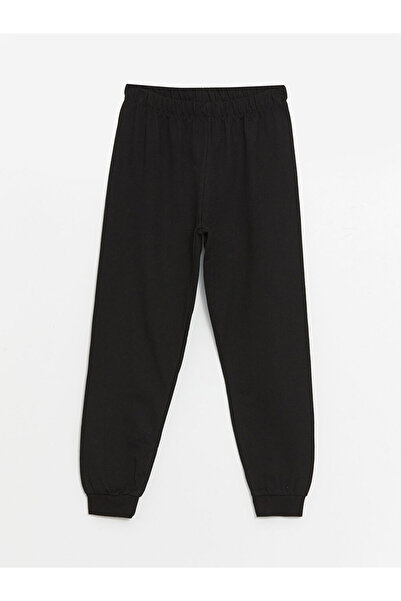 LC Waikiki Lcw Kids Blue Crew Neck Printed Long Sleeve Girls Pajamas Set