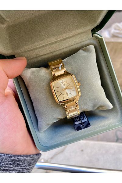 Reward Steel Gold Color Waterproof Square Luxury Women's Wrist Watch