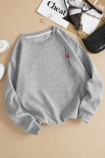 Massgai Φούτερ με μοτίβο Anime Samurai Unisex Oversize - Crew Neck Hoodie