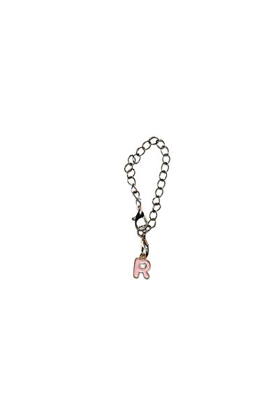 arredamento Letter R Pink Thermos Compatible Charm Accessory Hanging Ornament