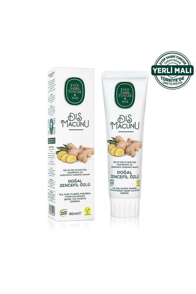 Eyüp Sabri Tuncer 90 ml Ginger Extract Natural Toothpaste - X2