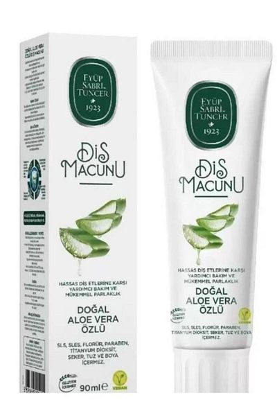 Eyüp Sabri Tuncer 90 ml X2 Natural Aloe Vera Extract Toothpaste