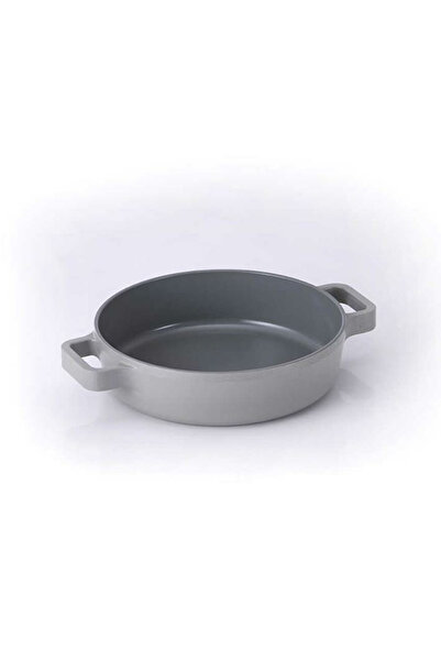 NEOFLAM Fika Aluminum Cast 30 cm Gray Shallow Pot