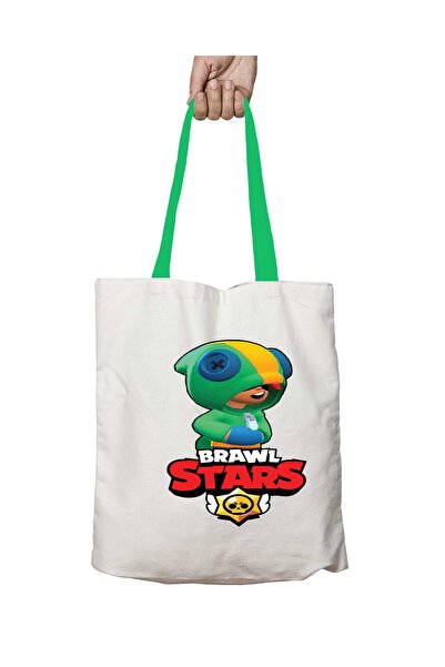 ART HEDİYE Зелена сумка через плече Brawl Stars Leon з логотипом, яка найкращ...