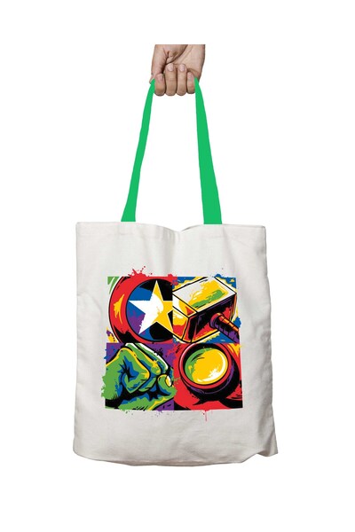 ART HEDİYE Zelena ručka Marvel Avengers ikone Perivo rame Torba