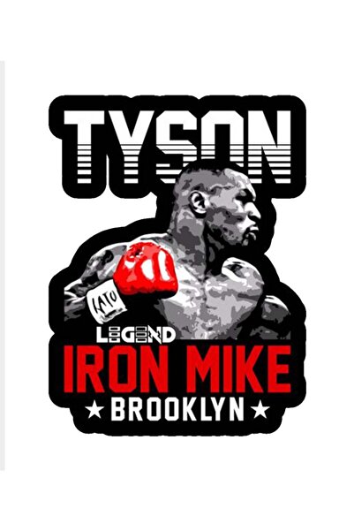 MegaSticker ملصق Iron Mike Tyson مقاس 13x11 سم - سيارة، دراجة نارية، خوذة، كم...