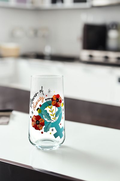 Paşabahçe 420015     6-Piece Power of Beauty Soft Drink Cup 470 Cc