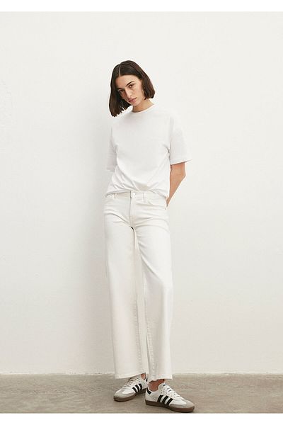 Mavi Deli Dolu Everyday Casual Weiße Jeanshose 1010485183