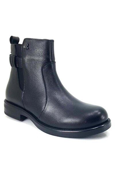 Venüs 1852533 Günlük Γνήσιο Δέρμα Μπότες-Μαύρο