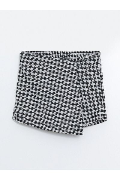 LC Waikiki Girl's Shorts Skirt with Elastic Waist