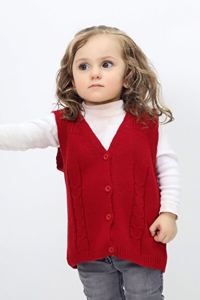 Cloudy Kids Baby Buttoned Knitwear Cardigan & Vest