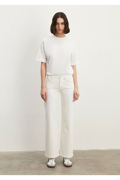 Mavi Deli Dolu Everyday Casual Weiße Jeanshose 1010485183