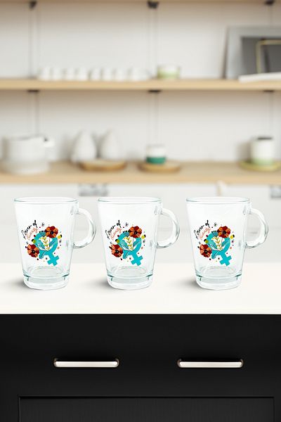 Paşabahçe Tribeca 3-Piece Cup with Handle 55403 290 Cc