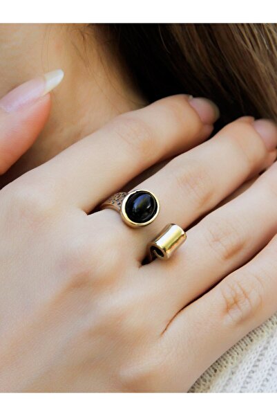 esha خاتم نسائي من حجر العقيق الطبيعي بحجر طبيعي عتيق قابل للتعديل euy39o