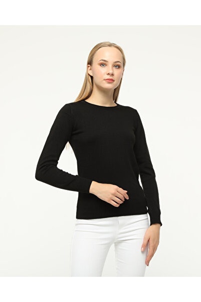 trender Дамски пуловер Sausage Neck Trender 503 Черно