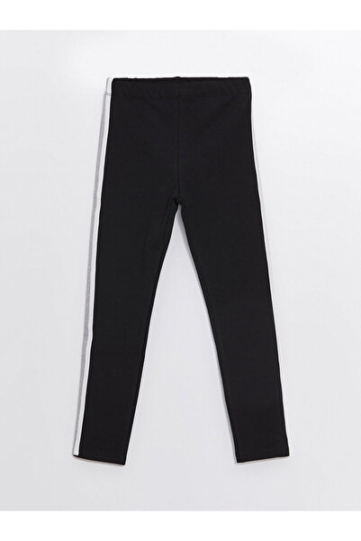 LC Waikiki Basic Girls' Leggings with Elastic Waist - W4Fn67Z4