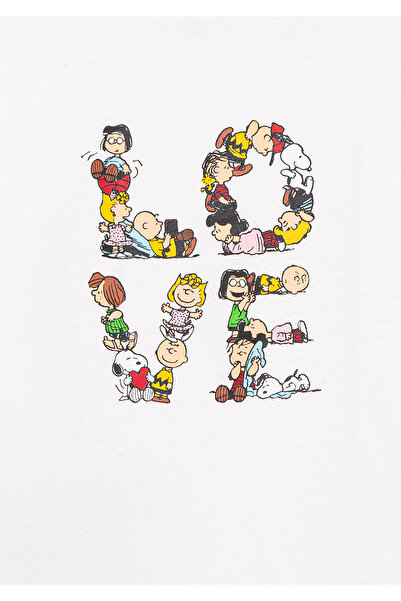 Mavi WhiteSnoopyPrintedRegularFit T-shirt - 7610243 -70057