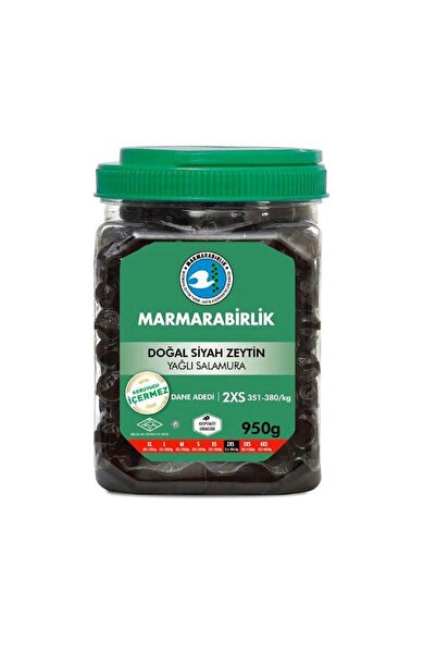 MarmaraBirlik Elit Siyah Zeytin 950 Gr. (351-380)
