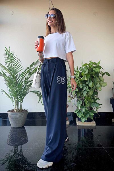 Clothing palette ШТАНИ З ВИСОКОЮ ТАЛІЄЮ З ДЕТАЛЬНИМ ВИШИВАННЯМ