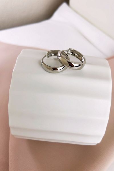 Mrs Flower Steel Earrings