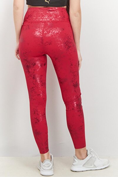 Puma Women Regular Fit Pull On Training Leggings, Strawberry Red