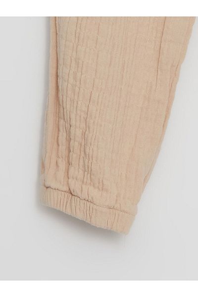 LC Waikiki Basic Girl's Trousers with Elastic Waist