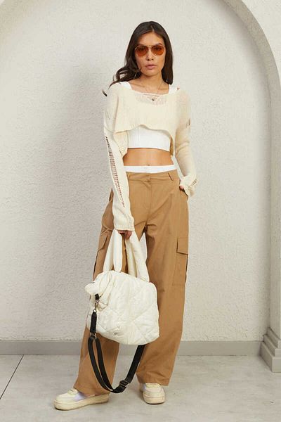 Clothing palette CONTRAST BOXER DETAIL CARGO PANTS