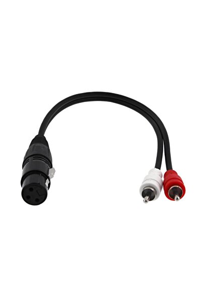 Yeka Xlr Dişi 2 Rca Erkek Çevirici Kablo
