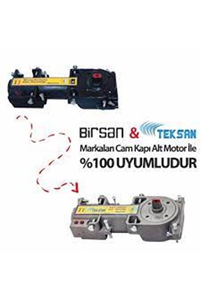 BİRSAN Hidrolik Motor Tek BRS 102, Cam Kapı Motoru, Cam Kapı Yer Hidroliği