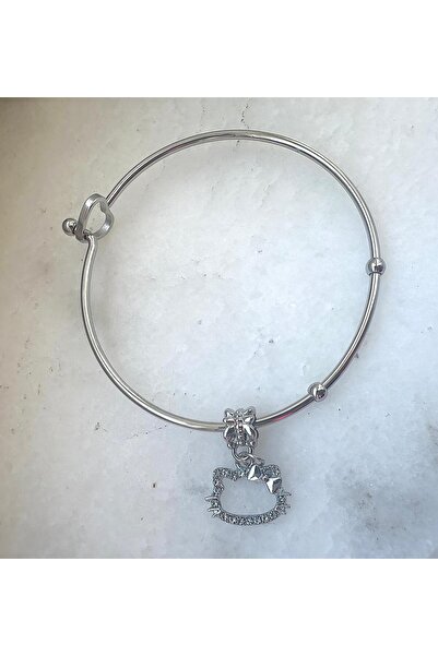 Hello Kitty Charm Çelik Bileklik