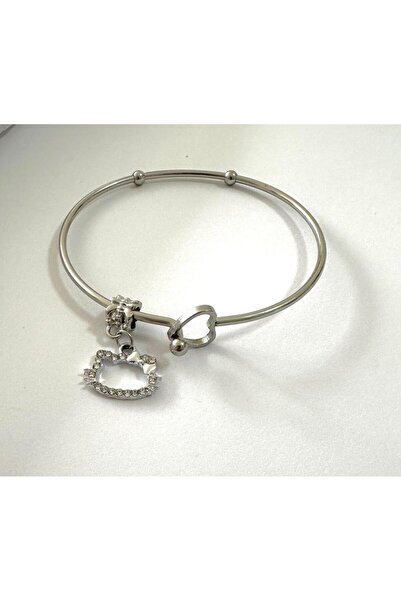 Hello Kitty Charm Çelik Bileklik