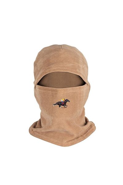 Fanze Winter Fleece Snow Mask - Horse and Rider Printed, Sand Rnz745