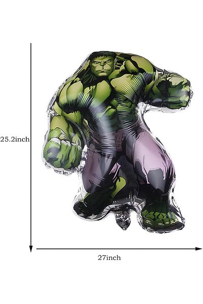 Parti Station Avengers Hulk 6 Years Old Birthday Balloon Set Hulk Theme Birthday Party Balloon Set