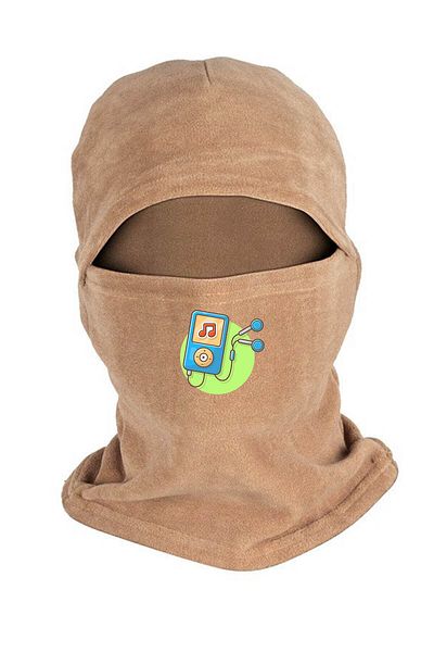 Fanze Winter Fleece Snow Mask - Earmuff Print, Sand Rnz1633