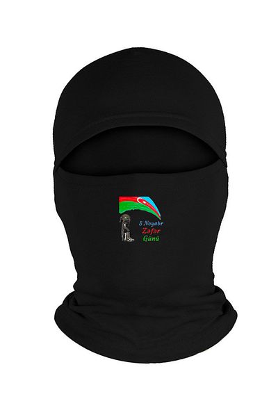 Fanze Victory Day Azerbaijan Fleece Snow Mask - Rnz4594
