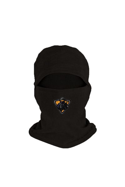 Fanze Black Game Military Printed Fleece Snow Mask - Rnz1743
