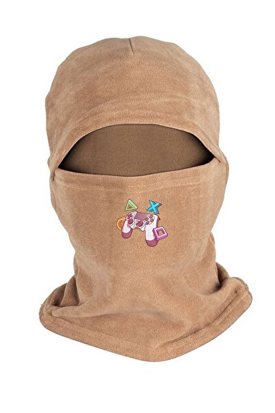 Fanze Mască de iarnă din lână polară - cu imprimeu pentru dispozitivul de con...