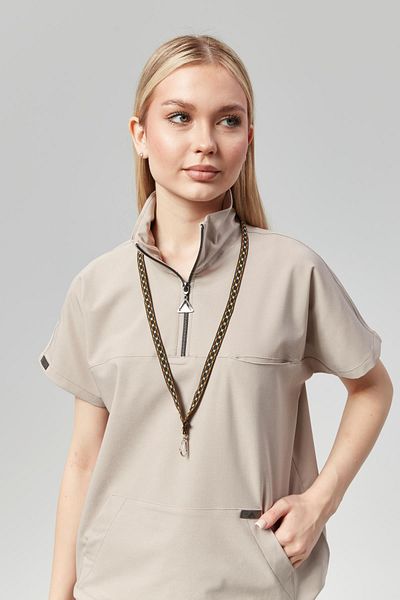 Çatı Medikal Premium Extreme Cool Woman - Costum pentru doctor și asistentă din Lycra, cu două direcții, Beach