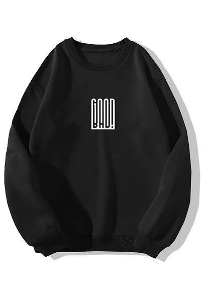Karatopak Hanorac oversize unisex cu imprimeu Good Bad